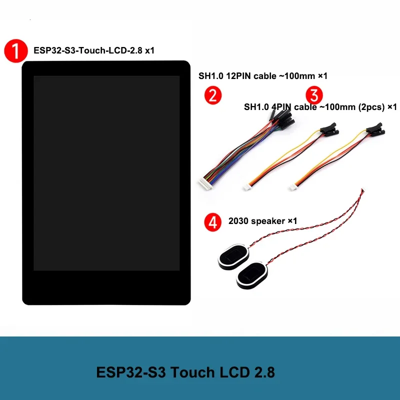 ESP32-S3 2.8 inch IPS Touchscreen Development Board 5-point 240x320 Touch Display Support WiFi Bluetooth HMI/LVGL GUI - 画像 (7)