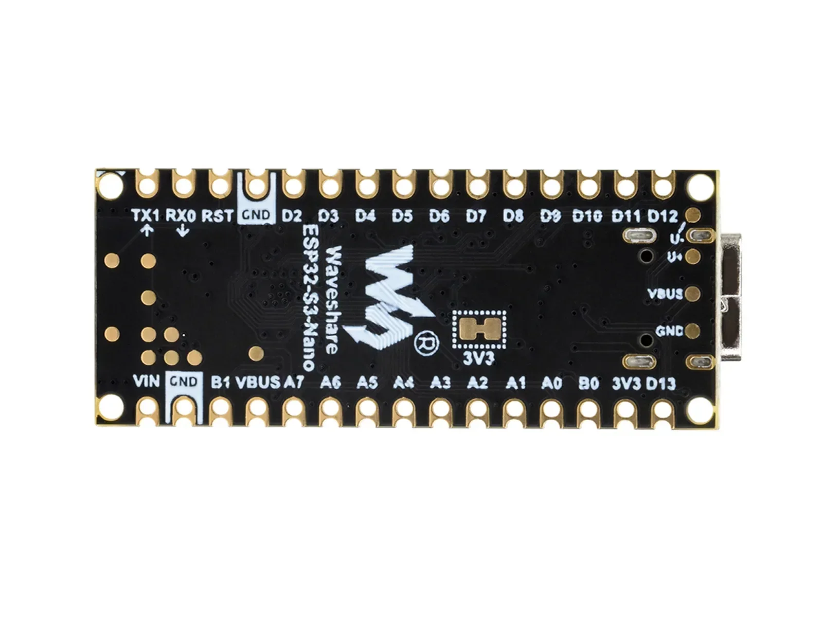 Waveshare ESP32-S3-Nano Development Board, Based on ESP32-S3R8, Compatible with Arduino Nano ESP32 - 画像 (4)