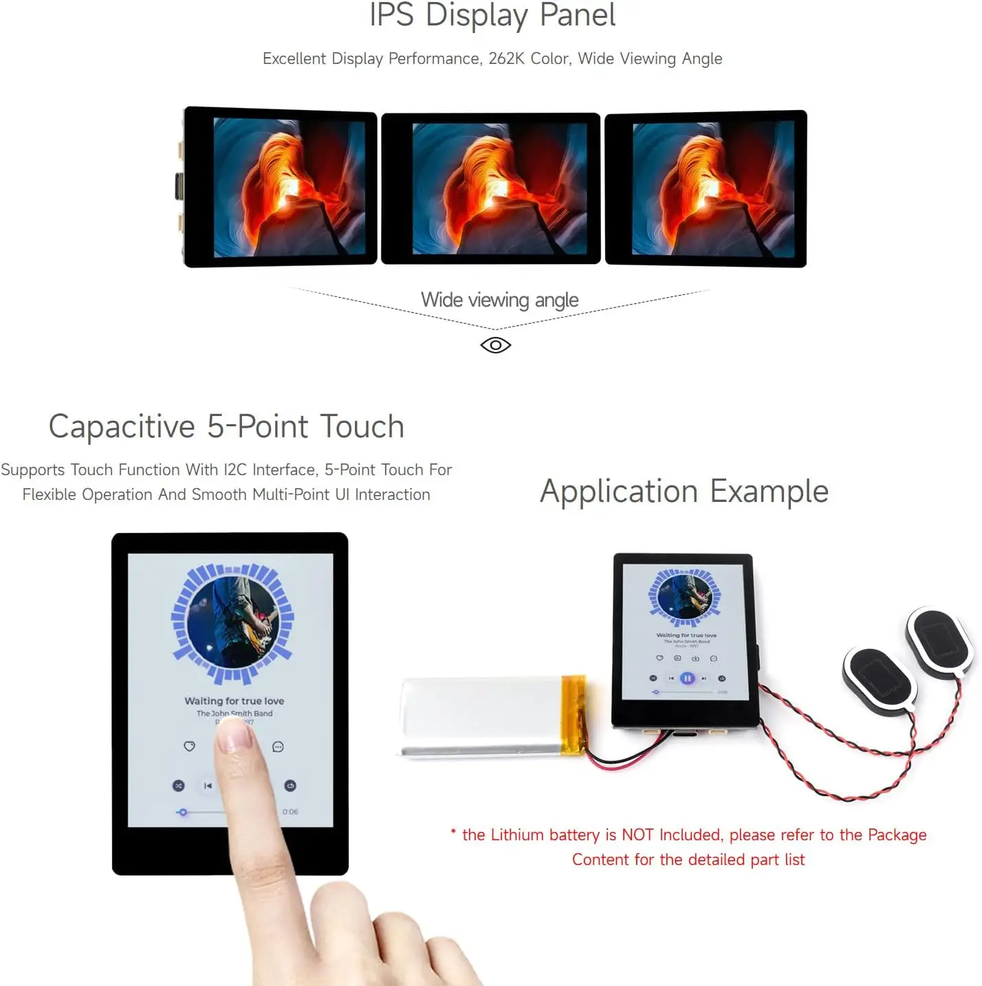 ESP32-S3 2.8 inch IPS Touchscreen Development Board 5-point 240x320 Touch Display Support WiFi Bluetooth HMI/LVGL GUI - 画像 (6)