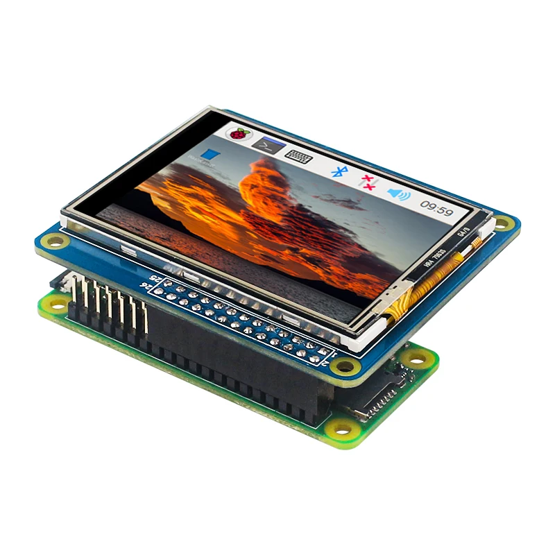 2.4 Inch Touch Screen for Raspberry Pi Zero /W/2 W SPI Interface TFT LCD Monitor 320x240 Display for Pi 5 4B 3B+ 3B 3A+ - 画像 (5)