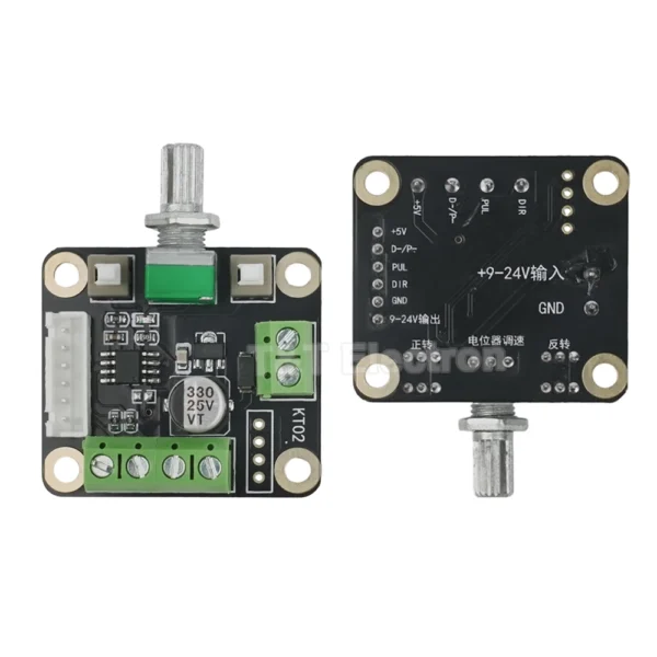 KT02ステッピングモータードライバーコントローラー、ステッピングモーターパルスPWM信号生成モジュール、モーター速度周波数方向制御