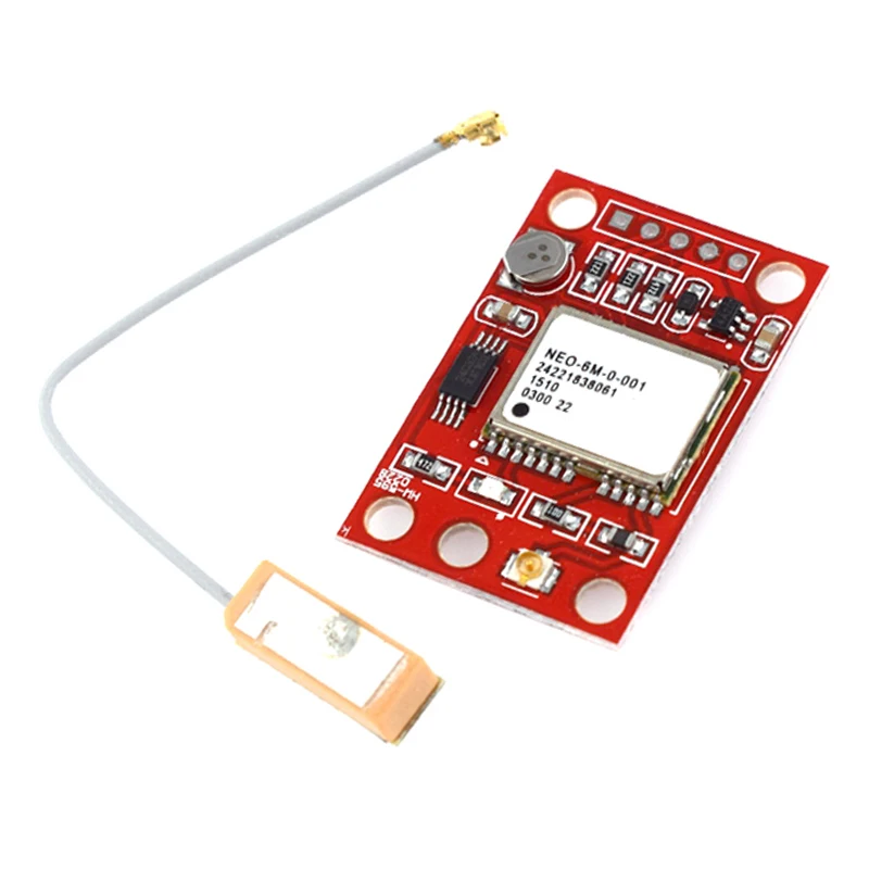 GY-NEO6M V2 NEO-6M GPS Module With Flight Control EEPROM Controller MWC APM2.5 Active Antenna For Arduino/ESP32/RaspberryPi 3V-5V RS232 TTL Board - 画像 (6)