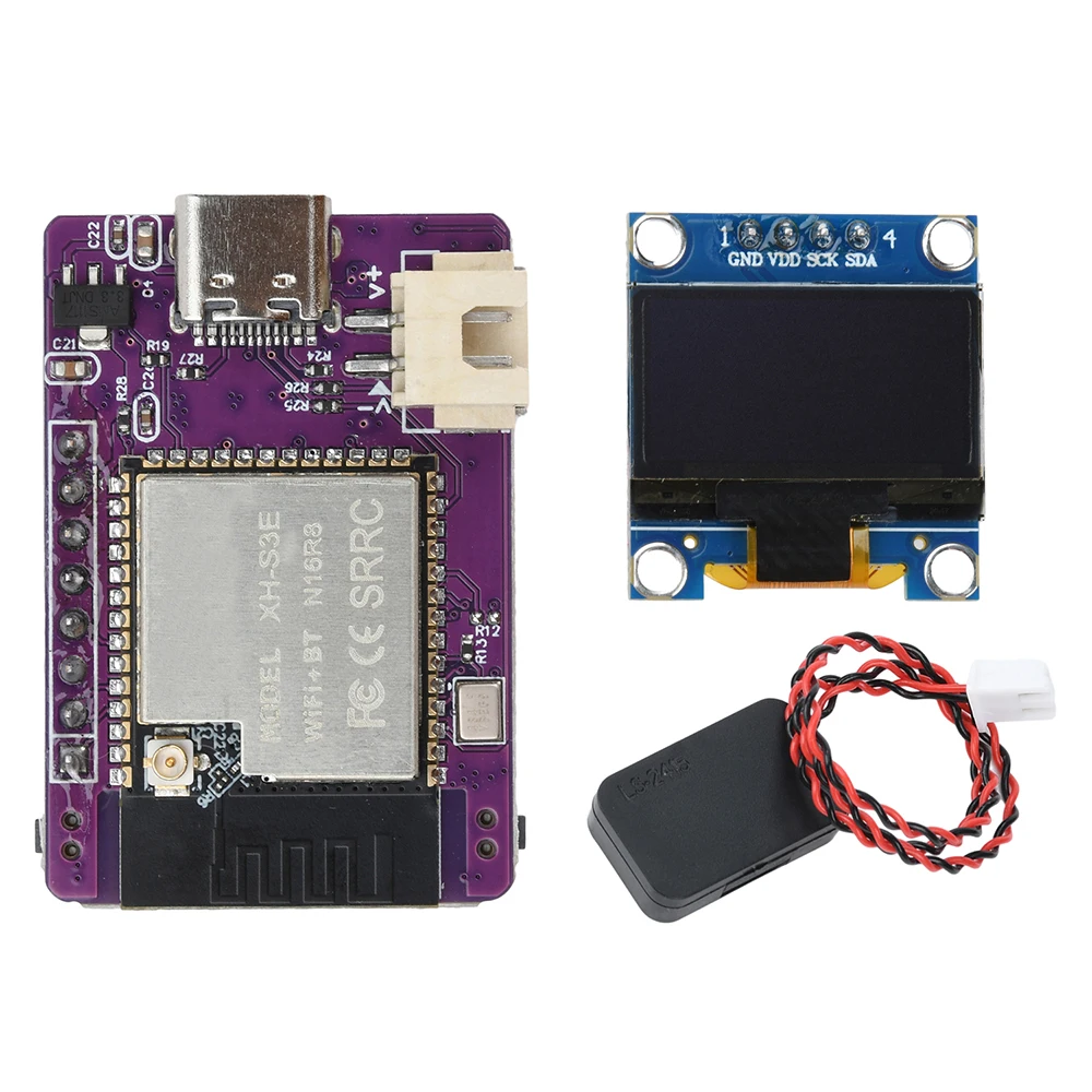 ESP32-S3-N16R8 Voice Chat Module For Xiaozhi Ai Artificial Intelligence Development Board Onboard 0.96-Inch OLED Screen - 画像 (2)