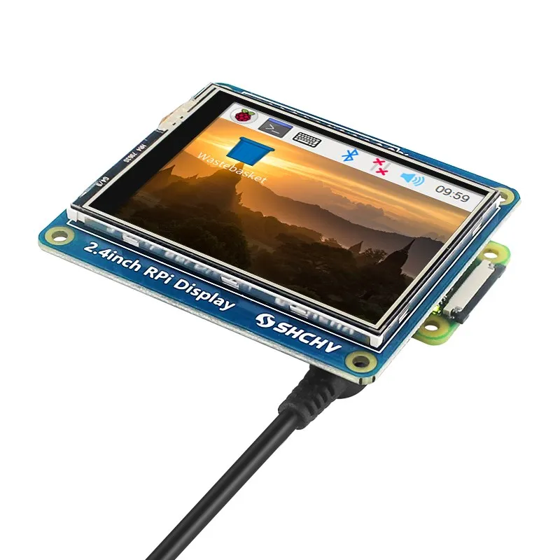 2.4 Inch Touch Screen for Raspberry Pi Zero /W/2 W SPI Interface TFT LCD Monitor 320x240 Display for Pi 5 4B 3B+ 3B 3A+ - 画像 (4)