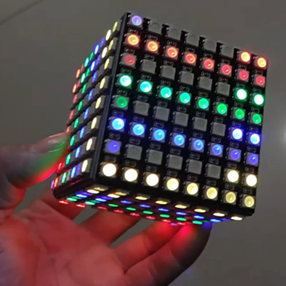 WS2812 LED 5050 RGB 8x8 4 16 25 64ビット LEDマトリックスモジュール(DIYArduino用)