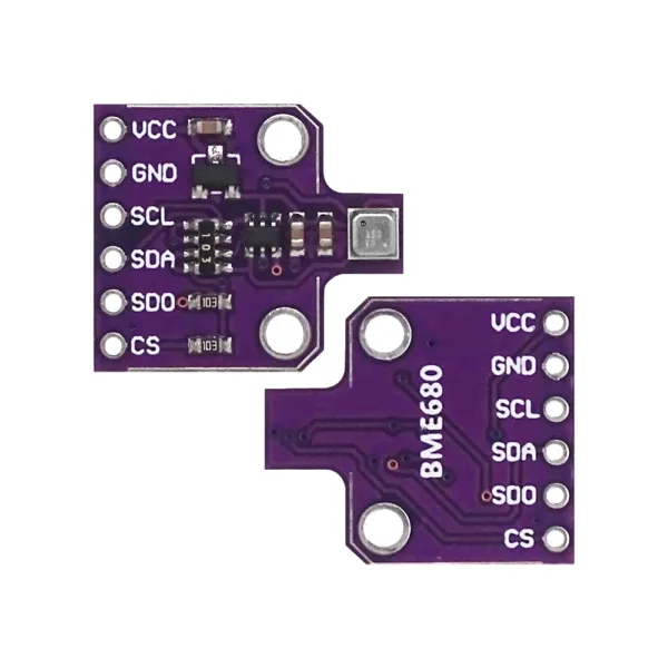 Placa de desarrollo del módulo de sensor digital de temperatura, humedad y presión para grandes altitudes BME680