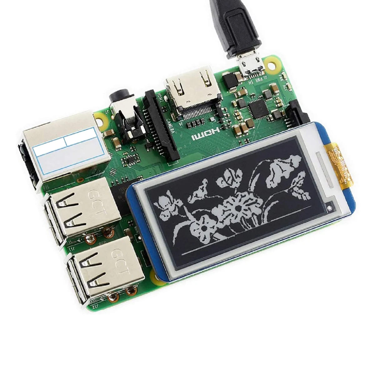 Waveshare 2.13Inch E-Ink Display HAT, Black,White Two-Color 250X122 Pixel E-Paper Screen LCD for Raspberry Pi 4B/3B+/3B/2B/Zero - Image 5