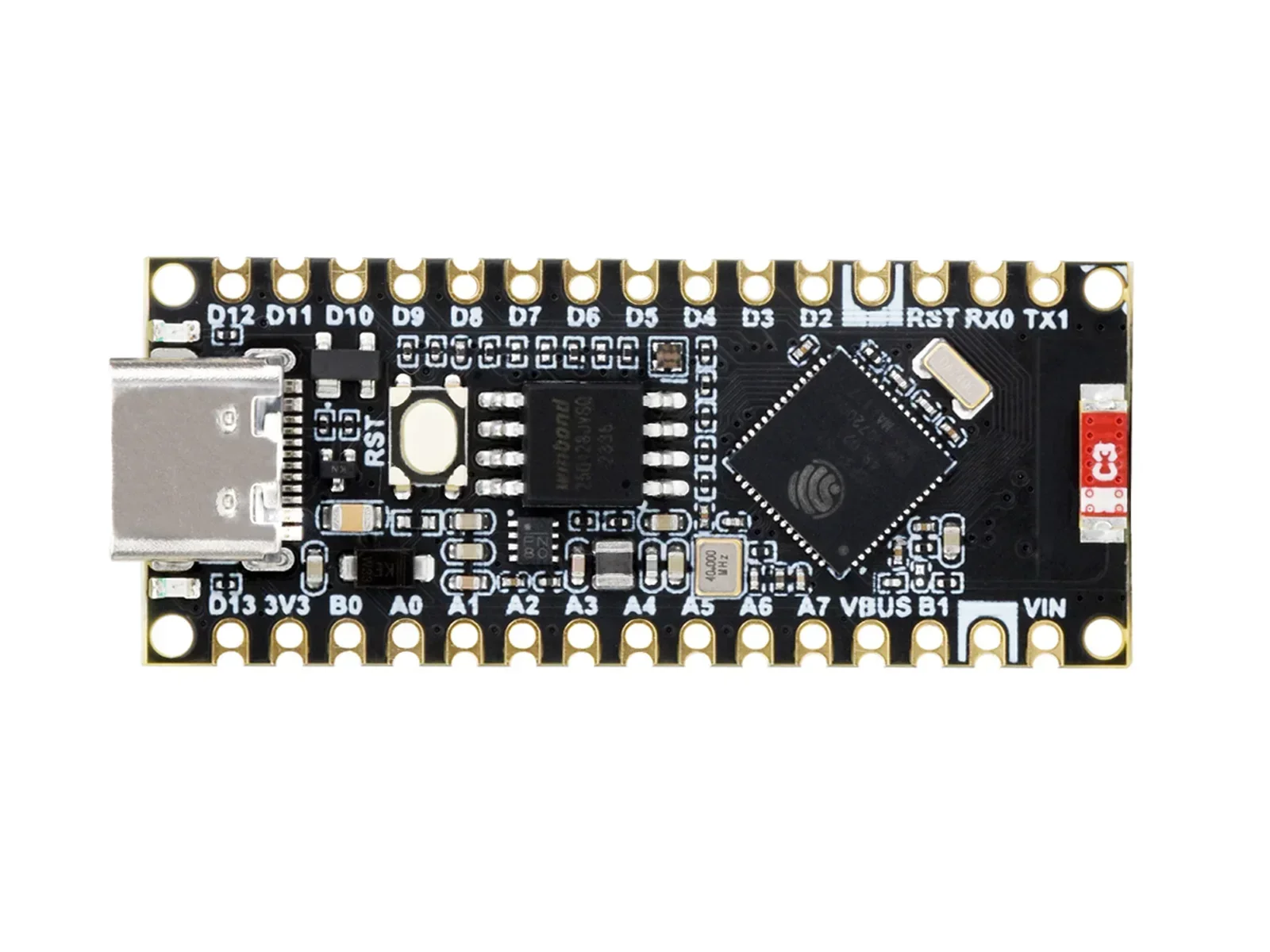Waveshare ESP32-S3-Nano Development Board, Based on ESP32-S3R8, Compatible with Arduino Nano ESP32 - 画像 (3)
