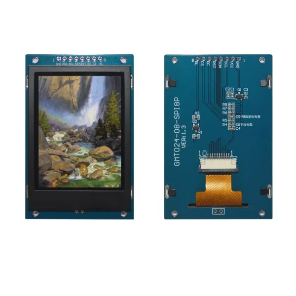 2,4-Zoll-TFT-LCD-Display-Modul, 240 x 320 Pixel, Vollfarb-IPS-Bildschirm, ST7789, kleiner Bildschirm, SPI, hochauflösend, stabil
