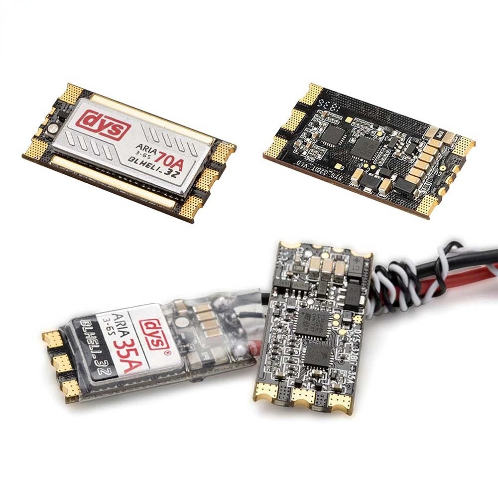 dys 35A AM32 70A Brushless ESC RC Drone ESC 3-6S BLheli_32bit für Dshot150/300/600/1200 FPV Racing Quadcopter RC Crawler Teile