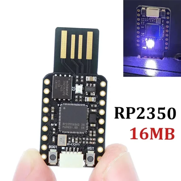 RP2350A Dual-Core Mini Development Board with 16MB Flash & USB for Raspberry Pi PICO2