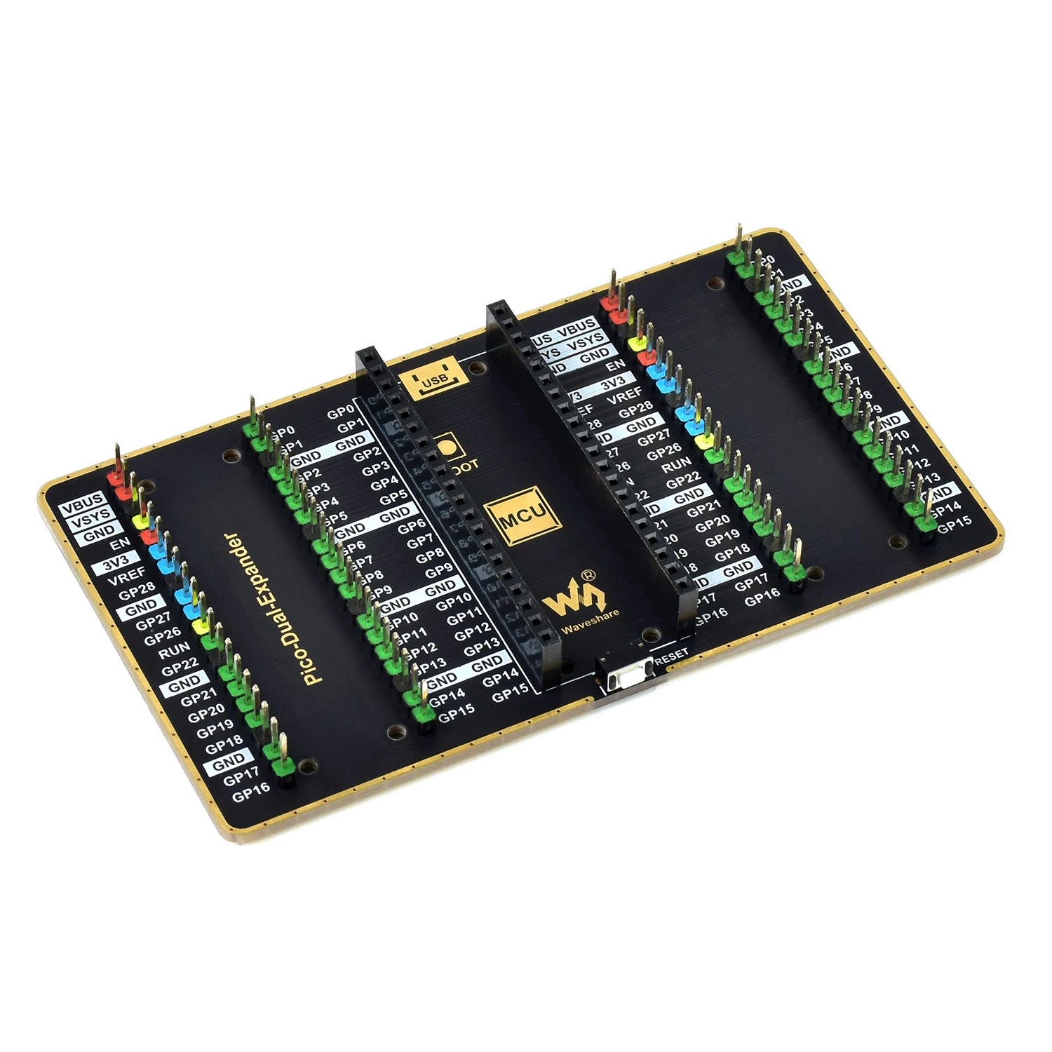 GPIO Headers Expansion Board HAT for RPI RasPi Raspberry Pi PICO 2 W RP2350 Breakout Shield Breadboard Microcontroller Projects - Imagen 5