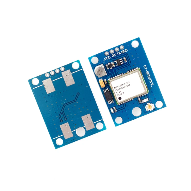 GY-NEO6M V2 NEO-6M GPS Module With Flight Control EEPROM Controller MWC APM2.5 Active Antenna For Arduino/ESP32/RaspberryPi 3V-5V RS232 TTL Board - 画像 (4)