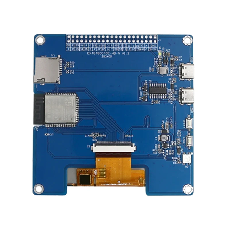 4inch 480×480 IPS TFT Square Display ESP32-S3 Development Board with Touch Arduino ESP-IDF LVGL Uart Smart Module with WiFi BLe - Imagen 3