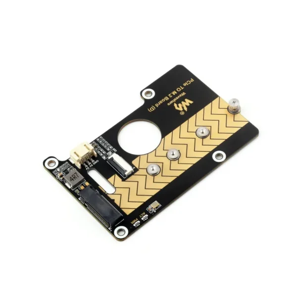 PCIe To M.2 Adapter Board (D) for Raspberry Pi 5, Compatible with 2280 / 2260 / 2242 / 2230 size NVMe Protocol M.2 SSD