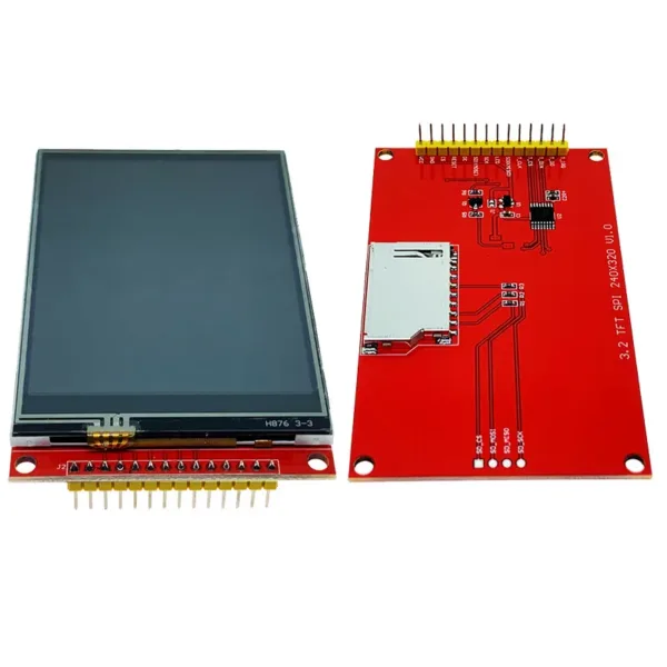 3.2 inch 320*240 SPI Serial TFT LCD Module Display Screen with Touch Panel Driver IC ILI9341 for Arduino MCU