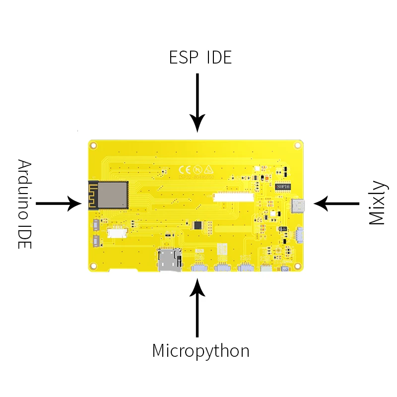 5.0 inch ESP32-S3 HMI 8M PSRAM 16M Flash Arduino LVGL WIFI&Bluetooth IPS 800*480 CYD Smart Display Screen RGB LCD TFT Module – Bild 5