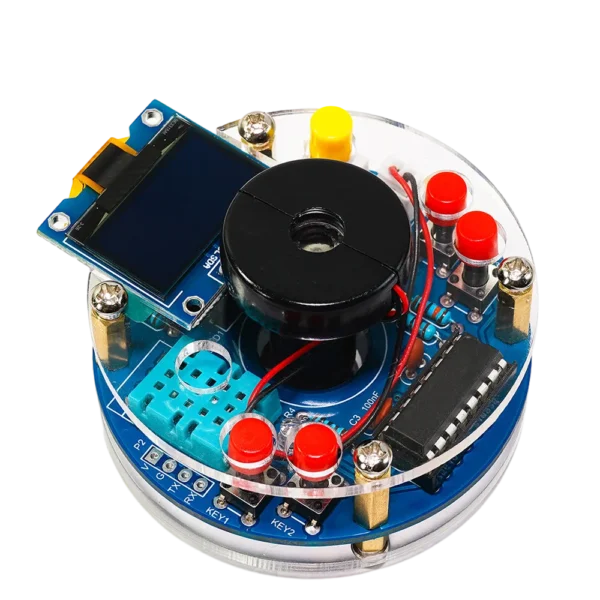 USB Humidifier Mist Electronic Diy Kit Oled Display Temperature And Humidity Spray Circuit Board Manufacturing Welding Practice
