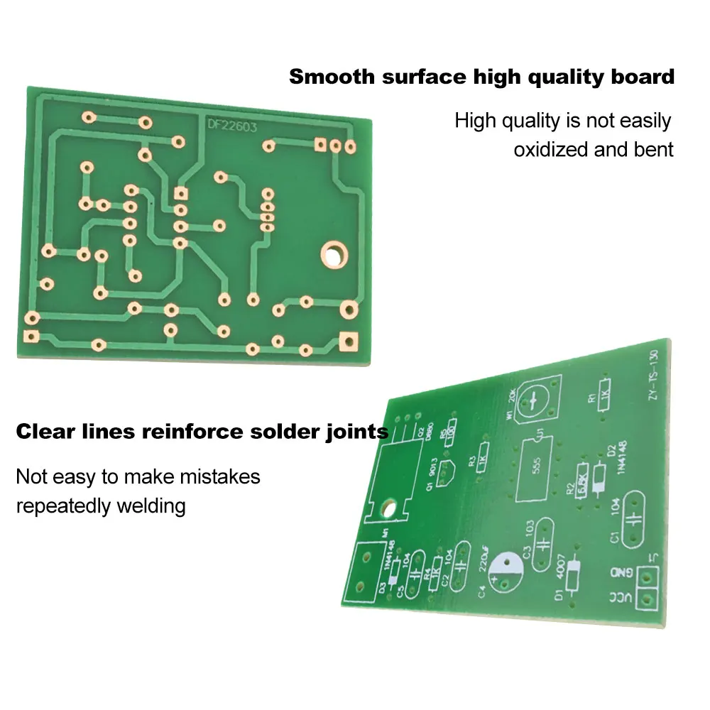 NE555 Motor Speed Regulation Kit Maker DIY Teaching Electronic Manufacturing Technology Test Assembly Training Welding - 画像 (4)