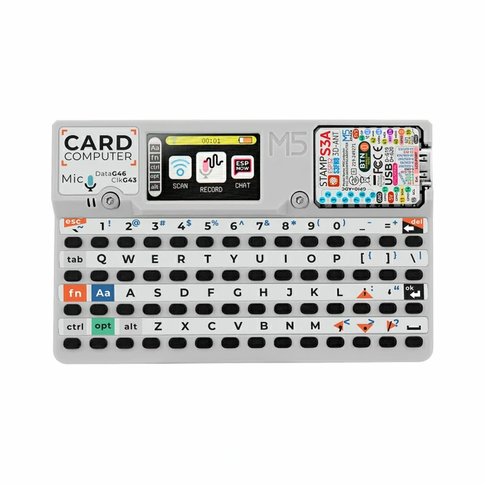 M5stack Cardputer v1.1 開発ボード 56 キーボードカード マイクロコントローラ M5StampS3 メインコントローラ ポータブルコンピュータ