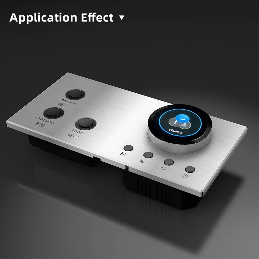 A33T-ESP32 S3 2.1 Inch Round Rotary LCD Touch Knob Display Development Bluetooth Wifi LVGL Black - Imagen 2
