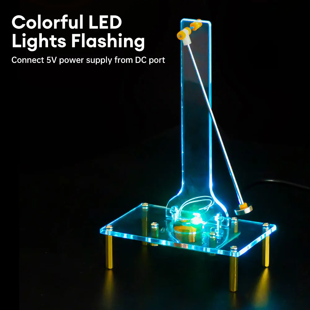 DIY Electronic Swing Kit Electromagnetic Swing Induction Teaching and Practical Training Welding Exercise Parts - Imagen 2