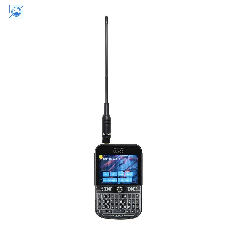 Placa de desarrollo LILYGO T-Deck Plus ESP32-S3 de 433 MHz, 868 MHz y 915 MHz con módulo de comunicación GPS de largo alcance y antena externa.