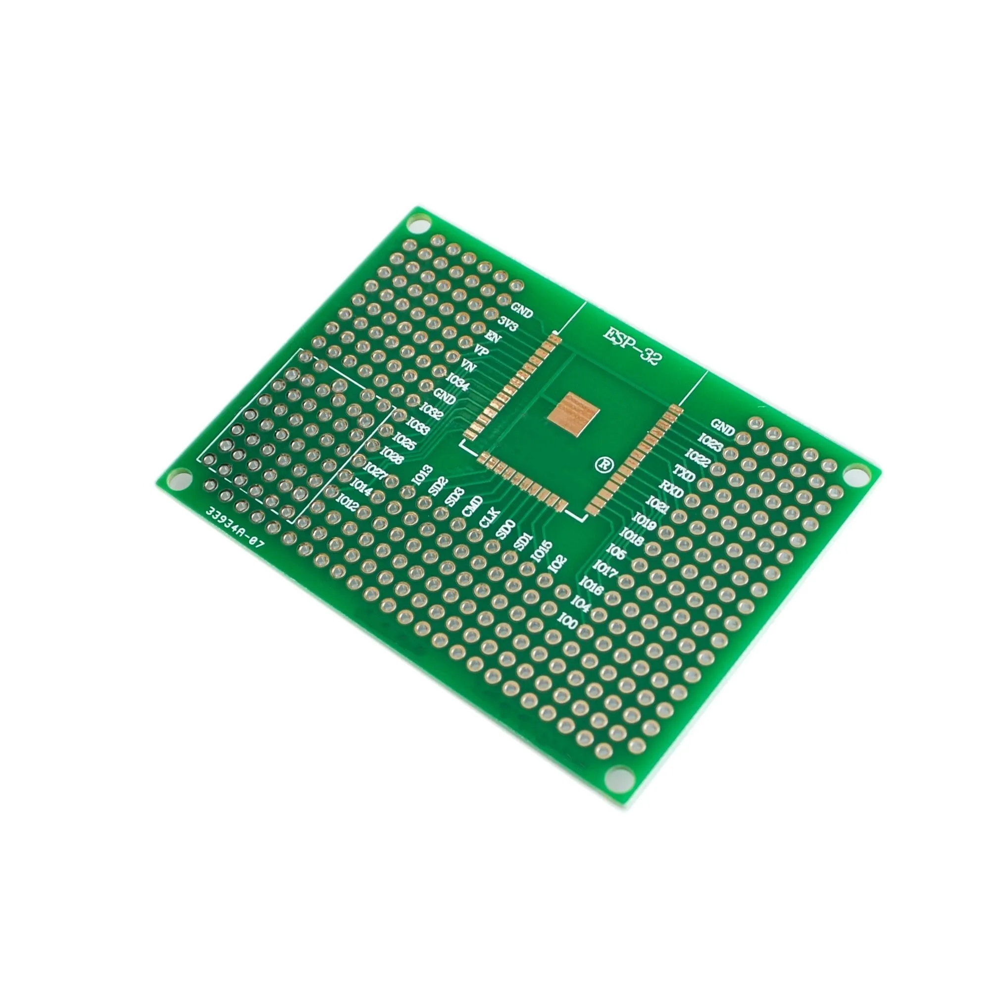 wifi ESP8266/ Prototype PCB ESP12F12E/ESP32 Cavity Board/ 5X7 Double Side Tin Plated - Imagen 2