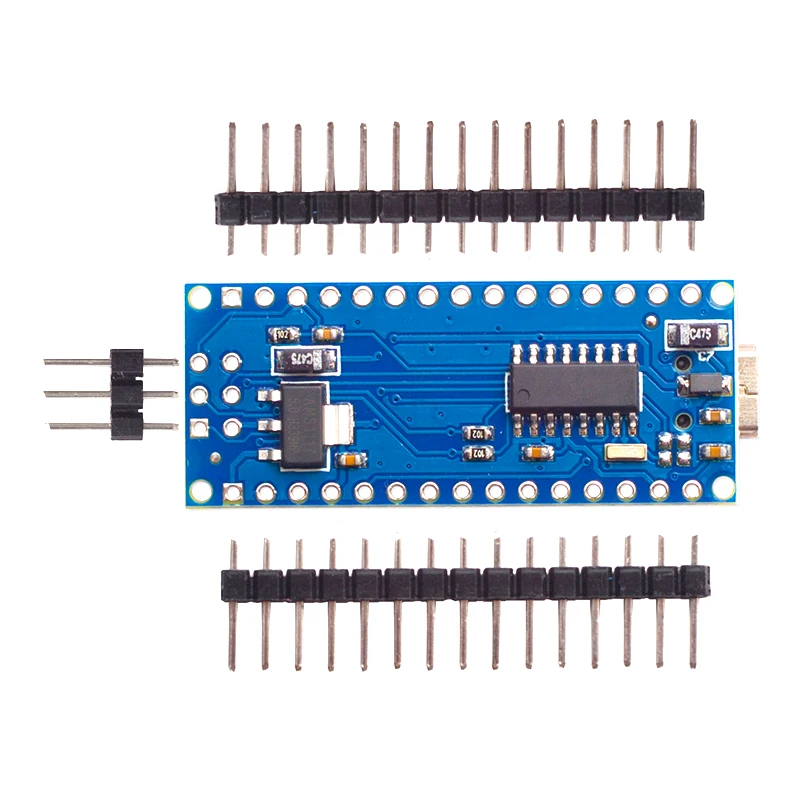 Type-C / Micro USB CH340 Nano 3.0 ATmega328P Controller Board Compatible For Arduino Nano CH340 USB Driver Nano V3.0 ATmega328 - 画像 (3)