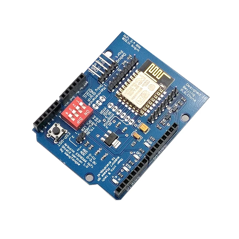 ESP8266 ESP-12E UART WIFI Wireless Shield Development Board For Arduino UNO R3 Circuits Boards Modules ONE - Imagen 4