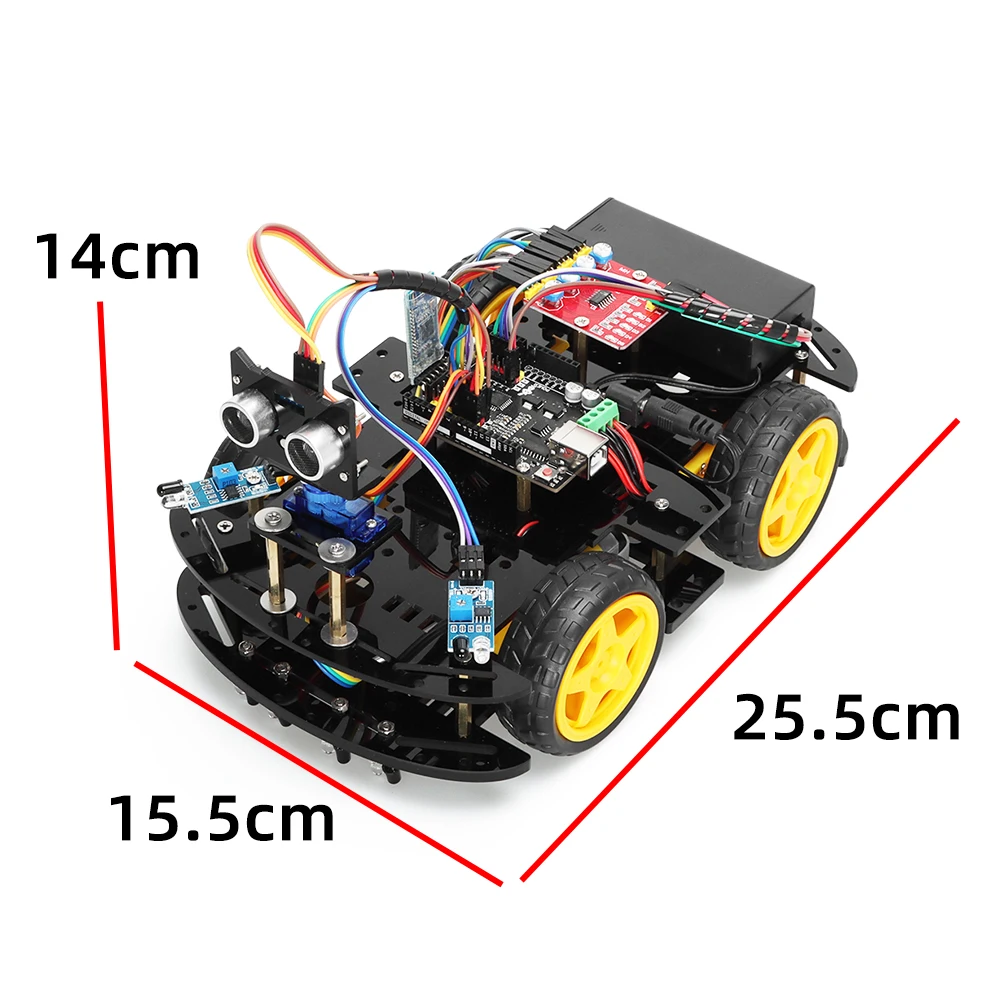 Smart Robot Car Kit Professional for Arduino Programming Build Programmable Robot Complete Electronic Kit – Bild 6