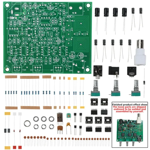 AM Signal Radio Aviation Band Receiver Diy Kits High Sensitivity Air Band Aircraft Tower Calls VHF Antenna Electronic KIT