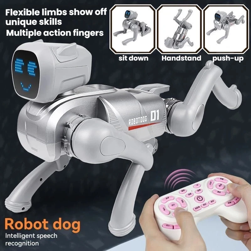 MIJIA AI Intelligent Interactive Robot Dog Voice Recognition Expression Management Action Sing Dance Multifunctional Robot Dog - Imagen 4