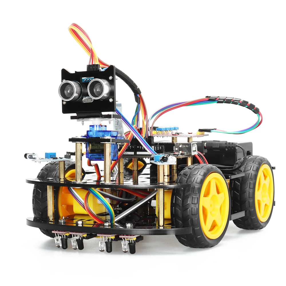 Smart Robot Car Kit Professional for Arduino Programming Build Programmable Robot Complete Electronic Kit – Bild 4