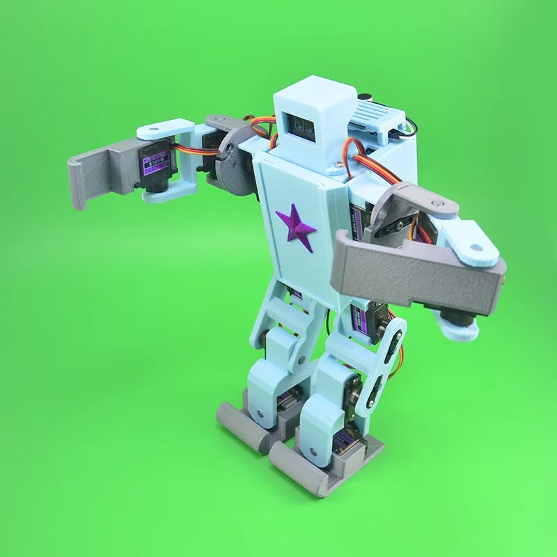 12 DOF Humanoid Robot With Voice Controller Smart Toy for Arduino Open Source Mixly Graphical Programming - 画像 (2)