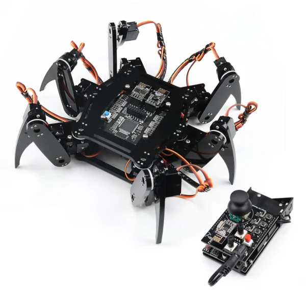 Hexapod Robot Kit for Arduino, Walking Crawling Twisting, App Remote Control, Servo STEM Project