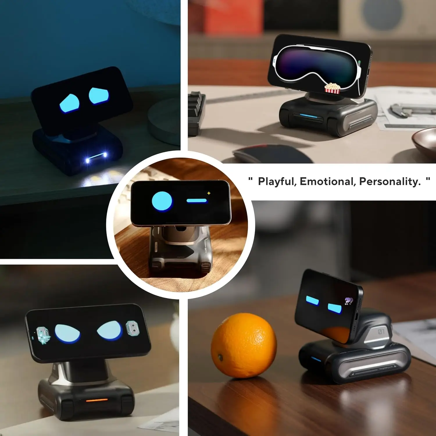 LOOI Smart Desktop Robot | AI Desktop Companion,ChatGPT Voice Interaction,Memory,Gesture& Face Recognition,Emotional Support – Bild 5