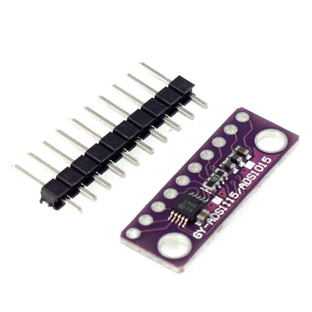 ADS1115 16 Bit I2C Module Precision ADC 4 Channel Development Board Pro Gain Amplifier 2.0V to 5.5V for Arduino - 画像 (4)