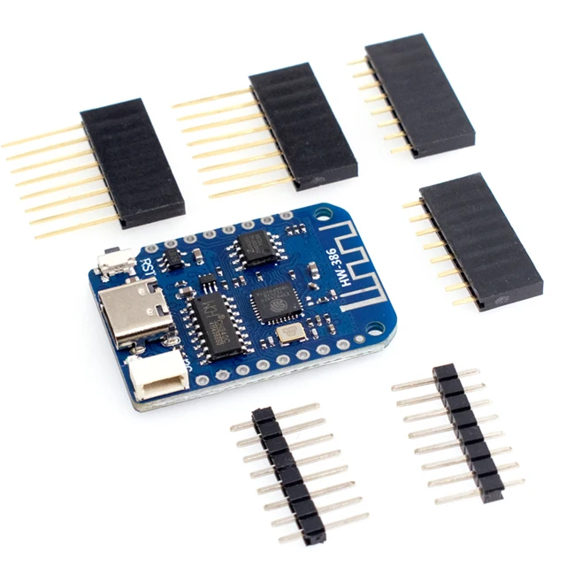 WEMOS D1 Mini V4.0.0 TYPE-C USB WIFI Internet of Things Board based ESP8266 4MB LOLIN 12C MicroPython Nodemcu Arduino Compatible - Imagen 4