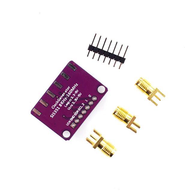 DC 3V-5V Si5351A Si5351 I2C Clock Generator Breakout Board Module Si 5351 A Signal Generator Clock 8KHz-160MHz – Bild 2