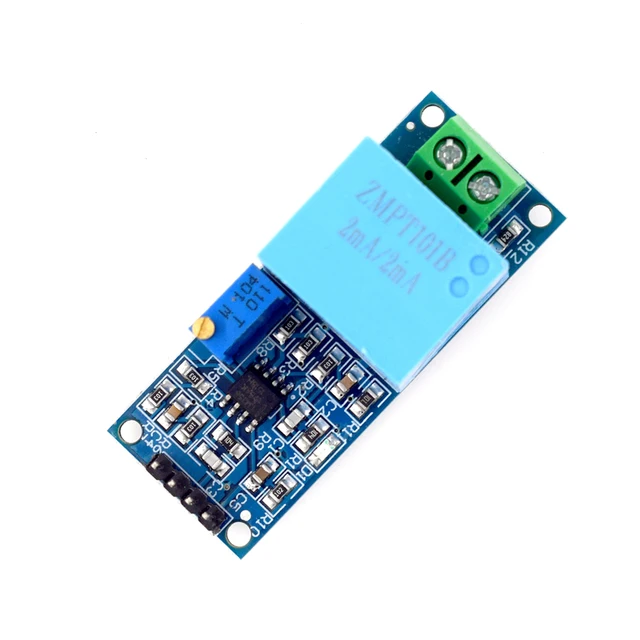 ZMPT101B Unidirectional AC output voltage sensor of active single-phase voltage transformer module for Arduino Mega zmpt101b 2mA - 画像 (3)