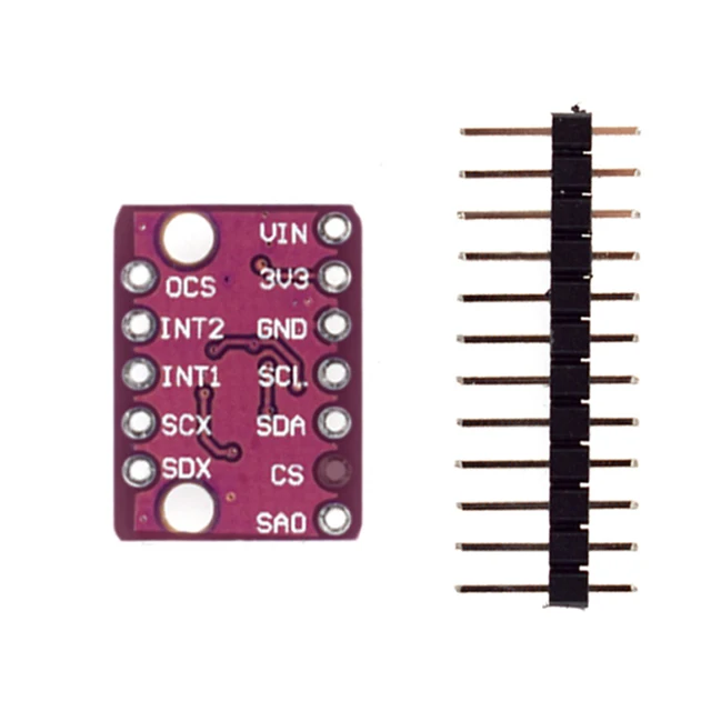BMI160 GY-BMI160 6DOF 6-axis Rate Gyro Gravity Accelerometer Sensor Module IIC I2C SPI Communication Protocol 3-5V - Imagen 2