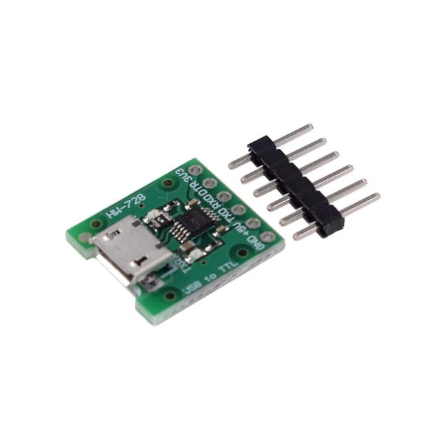 CH340E MSOP10 USB-TTLシリアルコンバータ、5V/3.3V対応、Arduino Pro mini用CH340 EモジュールマイクロUSBインターフェース