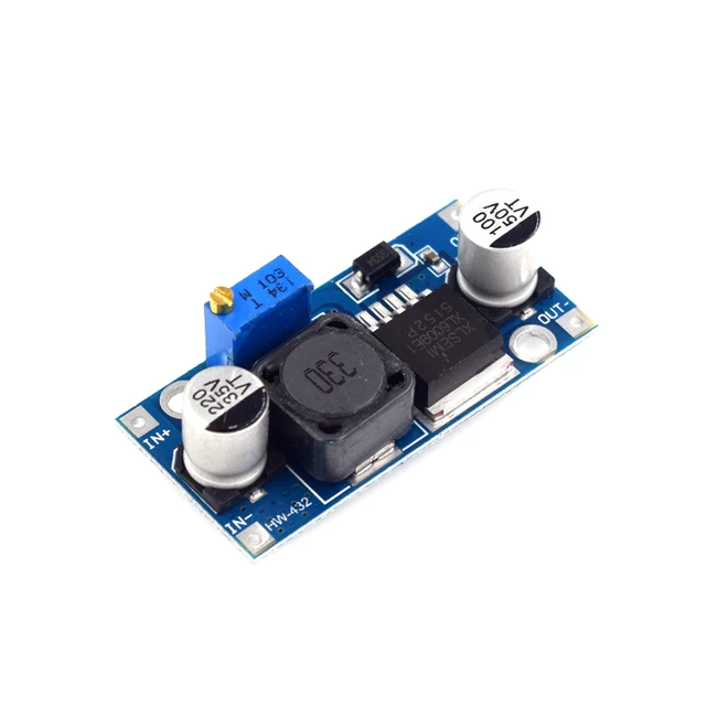 XL6009 4A Boost Converter Step Up Adjustable 15W 4V-32V to 5-35V DC-DC Power Supply Module LM2577 Step-up Module - 画像 (3)