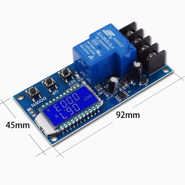 DC 6-60V 30A Lead-acid Solar Battery Charge Controller Protection Board Charger Time Switch 12V 24V 36V 48V Battery Capacity - Imagen 4