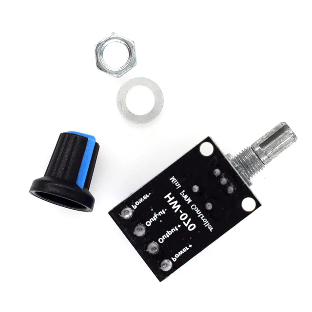 5V 12V 10A Voltage Regulator PWM DC Motor Speed Controller Governor Stepless Speed Regulator LED Dimmer Power Controller - Image 2