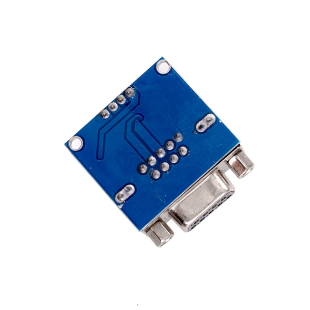 MAX3232 RS232 to TTL Serial Port Converter Module DB9 Connector MAX232 For Arduino - 画像 (2)