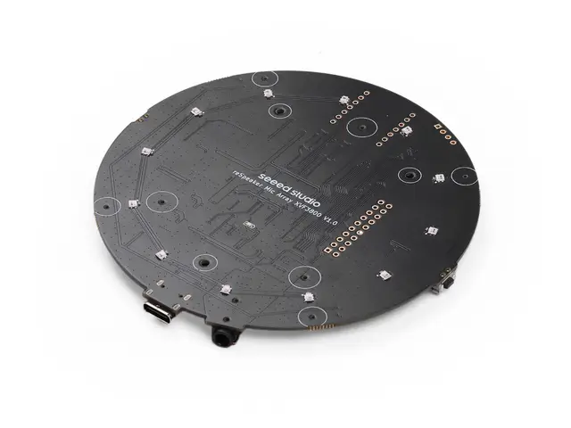 ReSpeaker XMOS XVF3800,AI-powered 4-Mic Array Microphones for Clear Voice in Noise Suppression,5m 360°far-Field Voice Pickup - Imagen 2