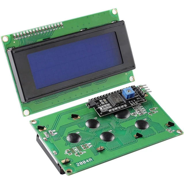 20x4 2004 LCD Display Module with IIC/I2C Serial Interface Adapter IIC I2C TWI Serial 2004 20x4 LCD Module Shield for Arduino R3 - Imagen 3