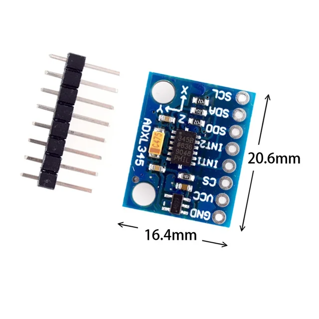 GY-291 ADXL345 digital three-axis acceleration of gravity tilt module IIC/SPI transmission In stock - 画像 (4)